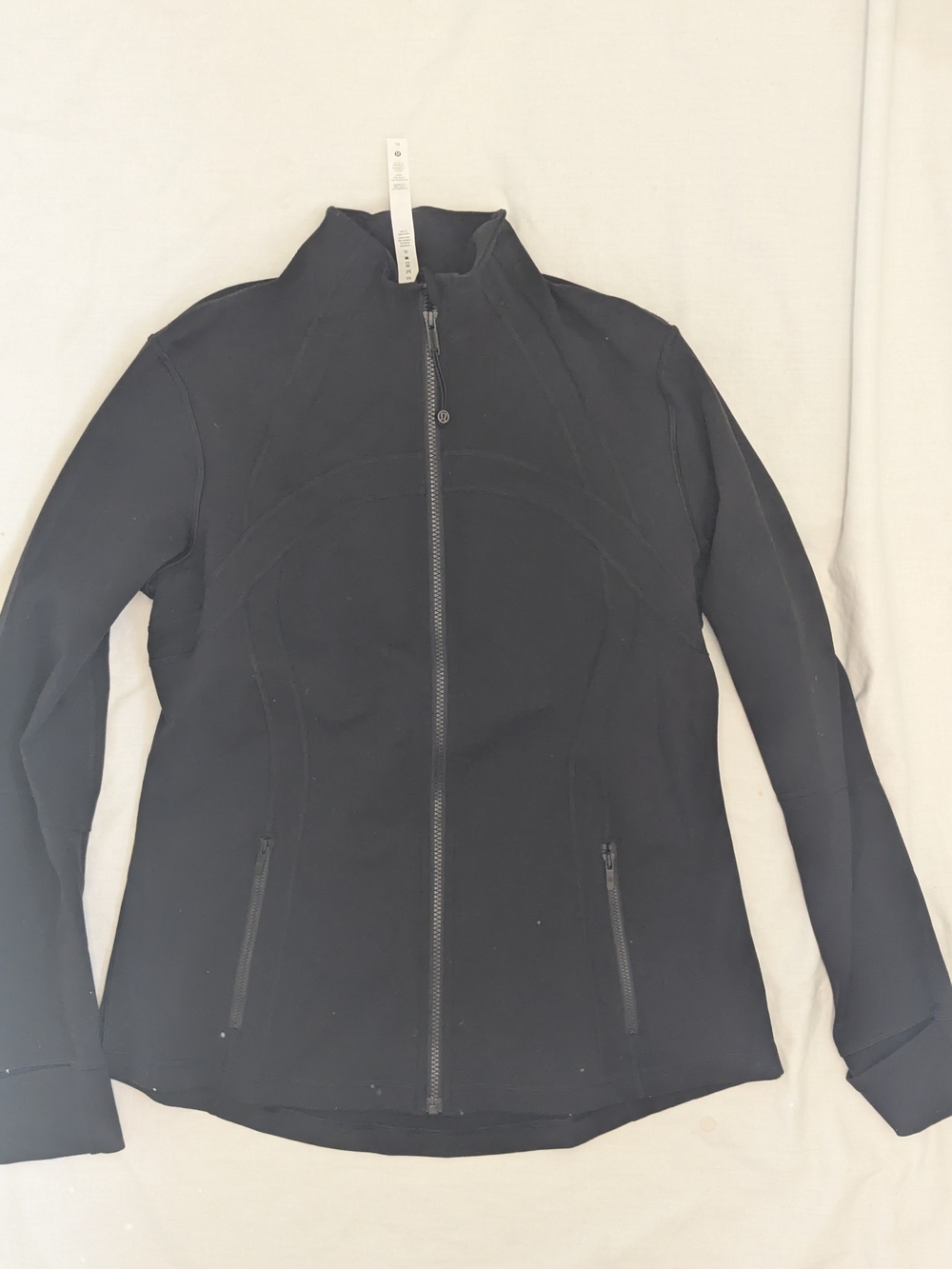 LULULEMON Define Jacket Black Size 16 Excellent Condition